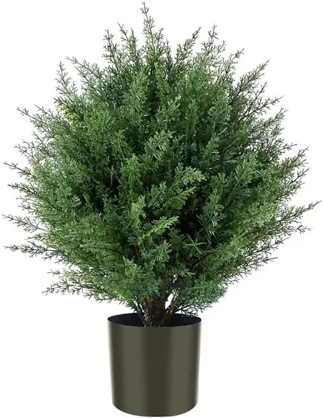 Artificial Cedar Topiary Ball Tree