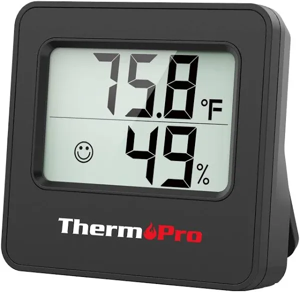 ThermoPro TP157 4 Pack Hygrometer Indoor Thermometer for Home, Digital Room Thermometer with Temperature Humidity Sensor for Greenhouse Office Cellar