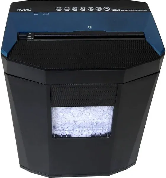 Royal Consumer 1005MC Micro-Cut Paper Shredder, 10 Sheet, Black New