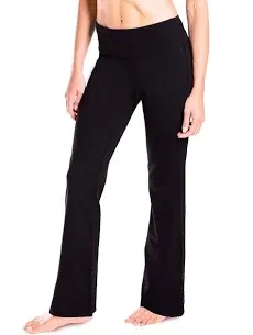 Yogipace 70cm /70cm /80cm /80cm /80cm /80cm /90cm /90cm inseam,Petite/Regular/Tall, Women's Bootcut Yoga Pants Long Workout Pants