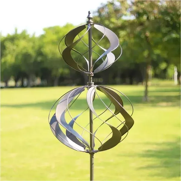 Wind Spinners Outdoor Metal - Large Kinetic Wind Spinner for Yard Garden, Win...