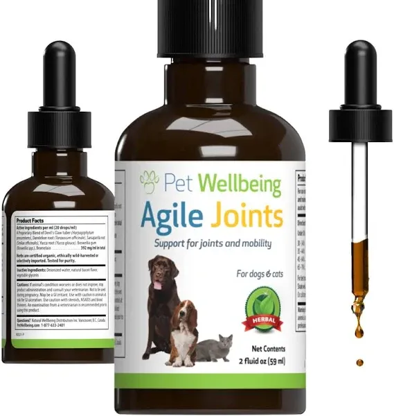 Pet Wellbeing Agile Joints for Dog Joint Mobility