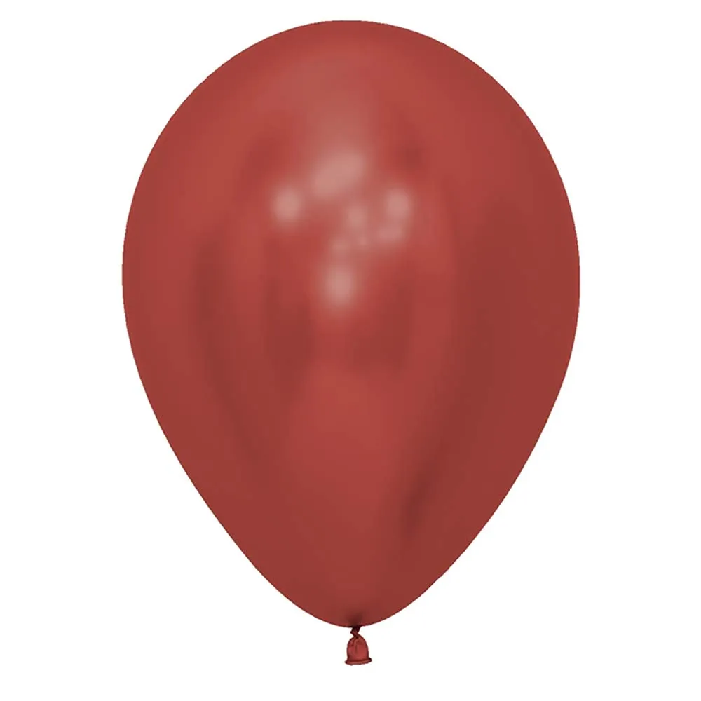 Sempertex Reflex Crystal Red Latex Balloons