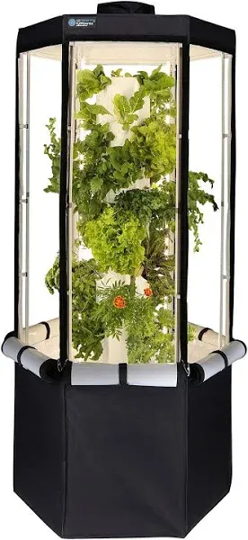 Indoor Hydroponic Growing System 2.0 – Grow 27 Lettuce, Vegetable, Herb & Fruiting Plants | Includes Grow Tent, 150W LED Grow Lights, Fan & Wheels for Indoor Gardening