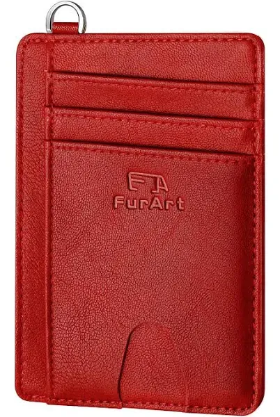 FurArt Slim Minimalist Wallet, Front Pocket Wallets, RFID Blocking, Credit Card Holder for Men & Women