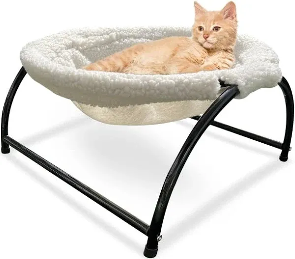 Large Cat Hammock Bed - Cozy Cat Hammocks for Large Cats, Raised Pet Bed, Cat Bed Hammock for Cats or Dogs, Raised Pet Hammock Cat Chair for Indoor Cats, Cat Accessories for Indoor Cats, Cat Couch Bed