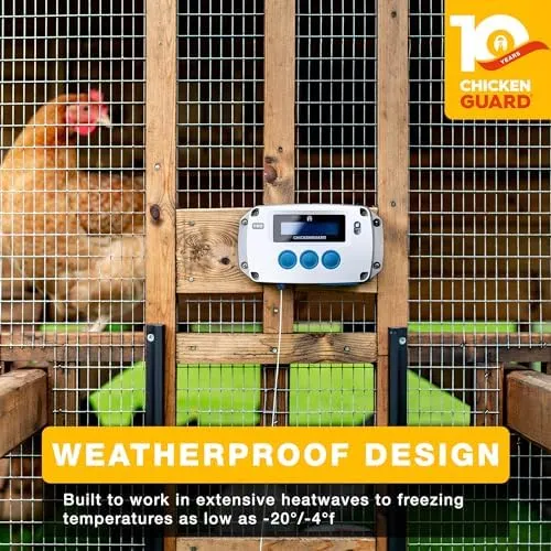 ChickenGuard Pro Automatic Chicken Coop Door Opener