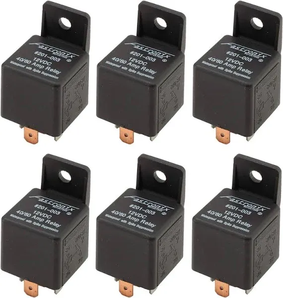 Fastronix 40/60A Waterproof Relay 6 Pack 900-001