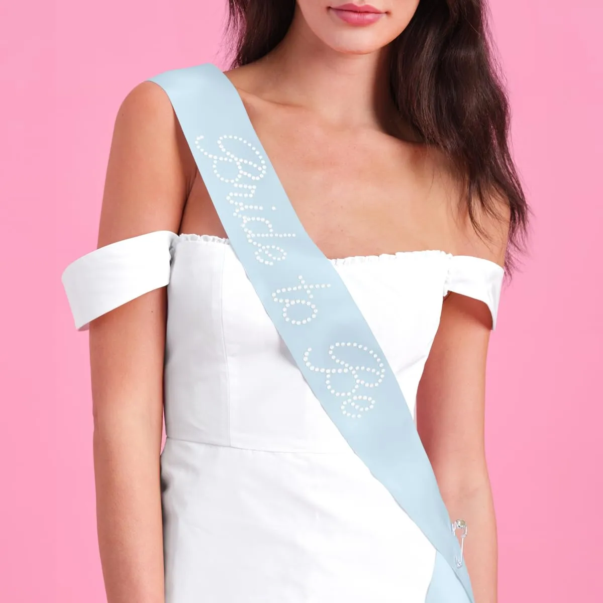 Pearl Bride to Be Sash