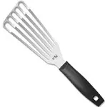 MIU Fish Spatula Stainless Steel, Slotted Flexible Metal, Lightweight Barbecue T