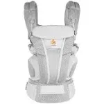 Ergobaby BCZ360PGRY OMNI Breeze 360 All-In-One Mesh Baby Carrier Pearl Grey