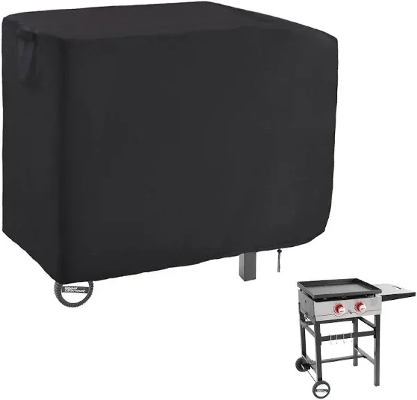 Flat Top Grill Cover for Royal Gourmet 2 Burner Griddle, 38 Inches Waterproof Cover for Outdoor Griddle/Propane Griddle/Gas Griddle/Flat Grill-38 x 24 x 33.8 Inch