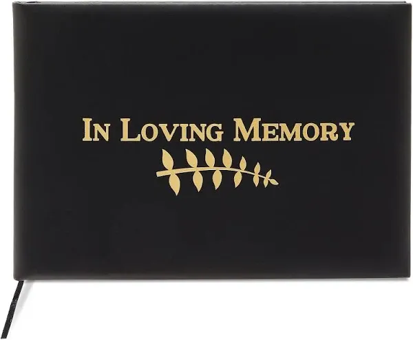 Paper Junkie Funeral Guest Book