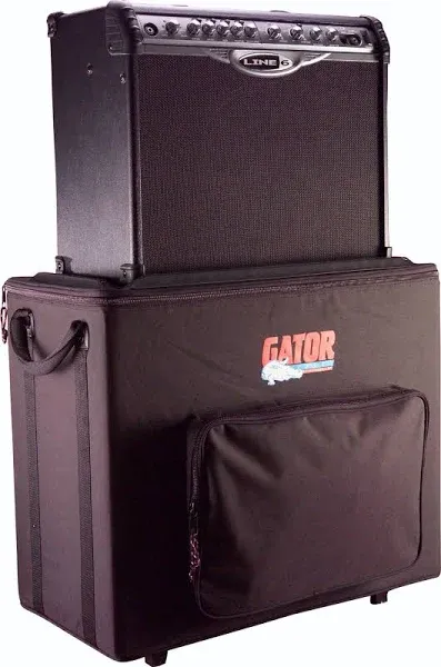 Gator Cases Lightweight Guitar Amplifier Case with Pull Handle and Wheels; Fits 1x12 Combo Amps (G-112A)