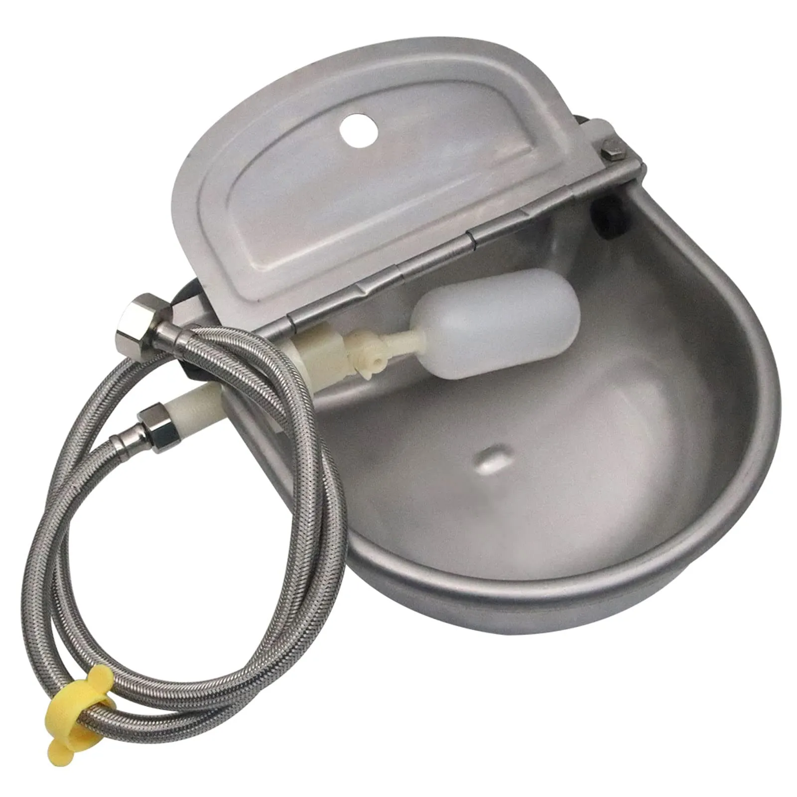 304 Stainless Steel Automatic Livestock Waterer with Float Valve and 39 Inch Wat