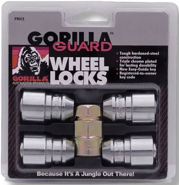 Gorilla Automotive 61641 Acorn Gorilla Guard Locks (14mm x 1.50 Thread Size) - Set of 4