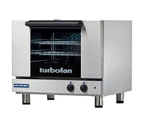 Turbofan E22M3 Half Size Sheet Pan Manual Electric Convection Oven kW heating