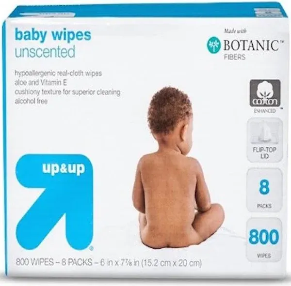 Up and Up Unscented Baby Wipes - 800 Count Refill Pack