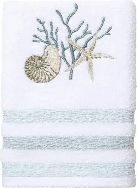 Avanti Linens - Bath Towel, Soft & Absorbent Cotton Towel (Coastal Terrazo Collection)