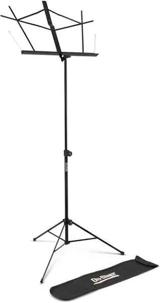 On-Stage SM7122PKB Compact Folding Sheet Music Stand with Bag, Pink