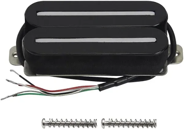 FLEOR Dual Blade Hot Rail Humbucker Electric Guitar Bridge Pickup Ceramic Black