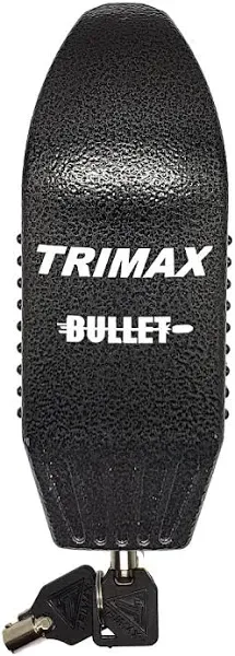 TRIMAX TBL338 Bullet Latch Lock Internal Shackle Trailer Door Lock, Grey