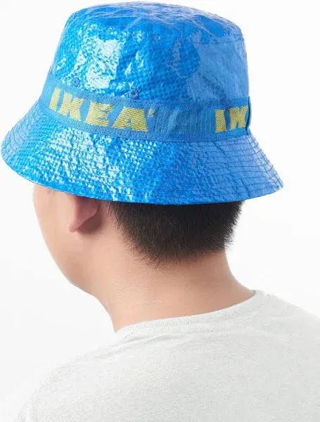 IKEA KNORVA Bucket Hat Limited Edition Blue Bag Material 504.473.38