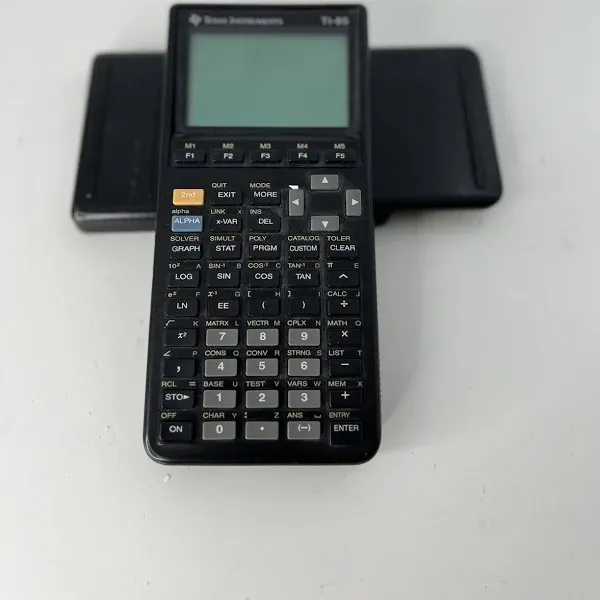 Texas Instruments TI-85 Graphing Calculator With Cover Black