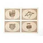 The Lakeside Collection Washing Machine Magnet with Vintage Design - Rustic Mudroom and Home Accent