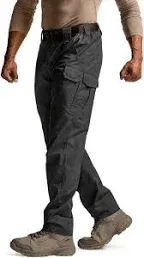 CQR Men&#039;s Tactical Pants, Water Resistant Ripstop Cargo Pants, Lightweight EDC W