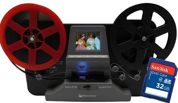 Wolverine MovieMaker 8mm and Super 8 Movie Reels to Digital