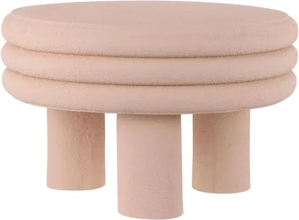 JONATHAN Y Rashida Contemporary Minimalist Curvy Low Accent Table