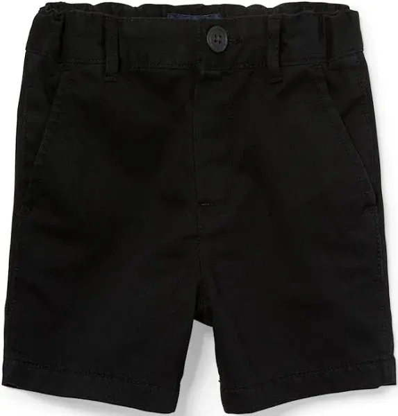 The Children&#039;s Place baby boys Childrens Place Stretch Chino Shorts Black 6-9 M