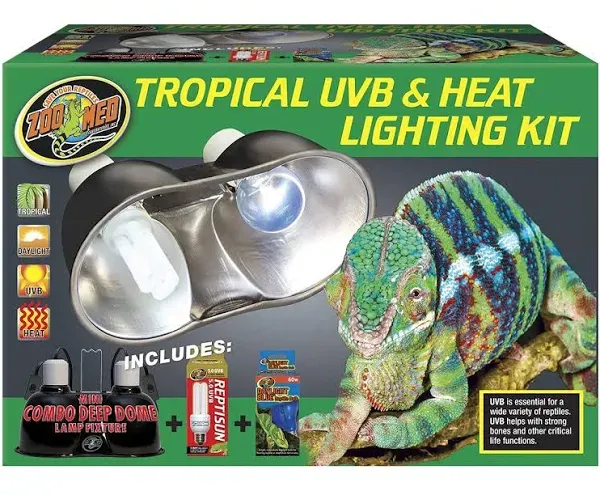 Zoo Med Tropical UVB & Heat Lighting Kit