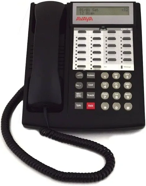 avaya partner 18d phone series 2 black