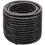 HydroMaxx 1-1/2 in. Dia x 50 ft. mm Sizing Black Non Kink, Corrugated, Flexible PVC Pond Tubing