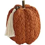 Mud Pie Braided Rope Pumpkin