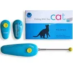 Clicker Training Kit - 1 Cat Training Clicker, 1 Target Stick, 1 Step-by-Step..<wbr/>.