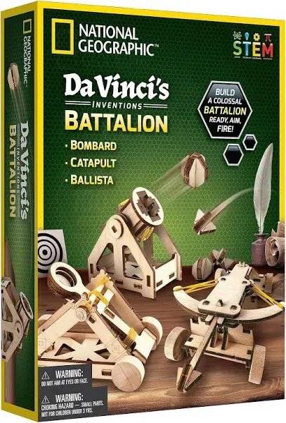 National Geographic Da Vinci's DIY Science & Engineering Construction Kit