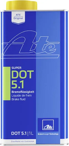 ate Original Super Dot 5.1 Brake Fluid, 1 Liter Can