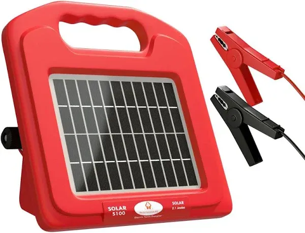 Solar Powered Fence Charger Energizer Panel