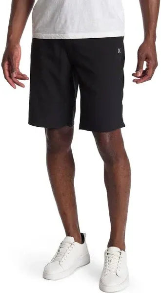 Hurley Men's Hybrid Walkshort Water Resistant 2 Way Stretch Black Size 38 (NWT)