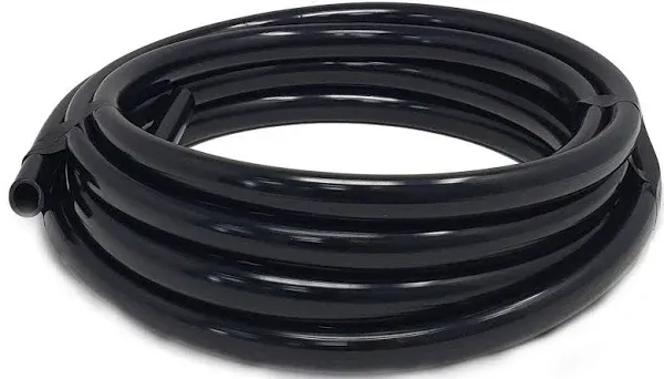 Beckett  1/2-in ID Black Pond Tubing - 20ft Flexible PVC Tubing for Spitters, Fountains & Water Features - Easy Placement & Maneuverability