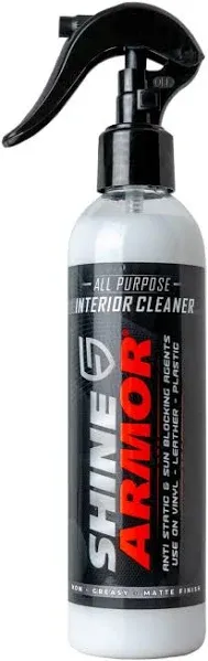 Car Interior Cleaner for Vehicle Detailing, Cleans and Protects Your Dashboard, Seats, Upholstery, Leather, Plastic, Vinyl, and More - 8 Fl Oz