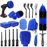 20Pcs Car Wheel Tire Detailing Brush Set Car Detailing kit Car Detailing Brushes