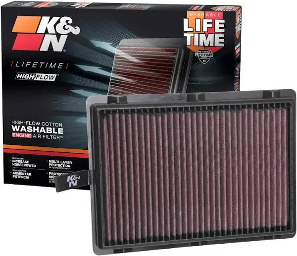 K&amp;N 33-5075 for 19-20 Hyundai Santa Fe Sport L4-2.4L F/I Drop In Air Filter