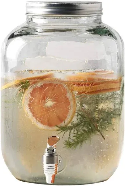 Mason Craft & More 3-Gallon Glass Mason Jar Drink Dispenser