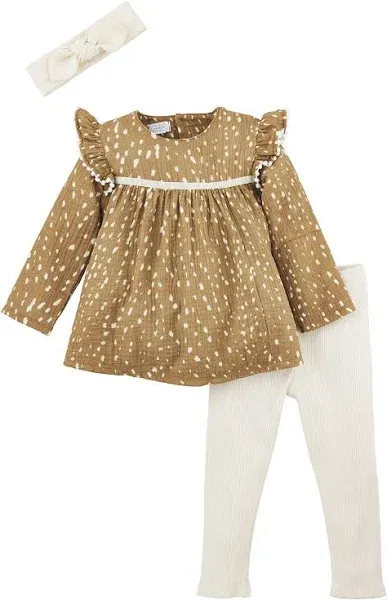 Mud Pie Fawn Toddler Tunic and Legging Set