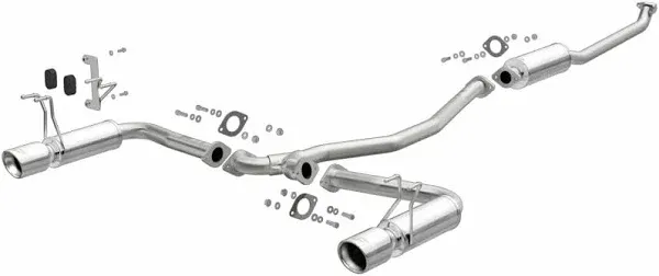 Street Series Cat-Back Exhaust System 19313 for Honda Civic Coupe, 2.0L