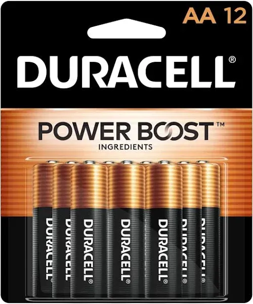 AA Duracell Coppertop Alkaline Batteries